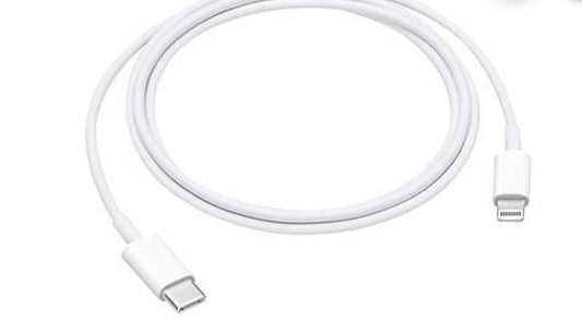 Apple Lightning to USB-C 3.3’ White Cable for iPhone pad and Ipod Touch