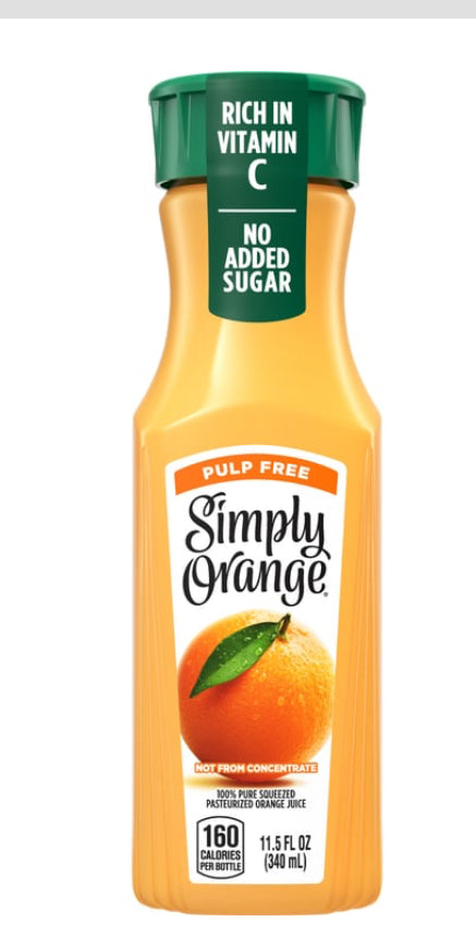 Simply Pulp Free Orange Juice (11.5 fl oz)