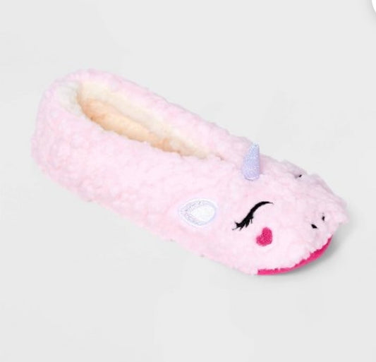 Girls Pink Slippers XS/S