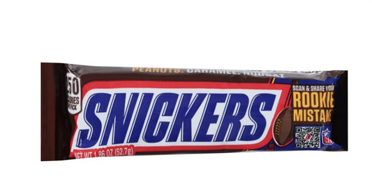 Snickers Peanuts Caramel and Nougat Chocolate covered Candy Bar