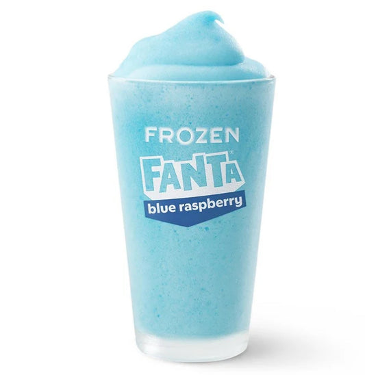 McDonald’s Large Frozen Fanta Blue Rasberry