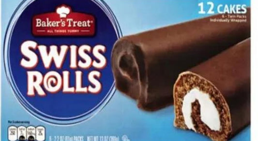 Bakers Treat Swiss Rolls