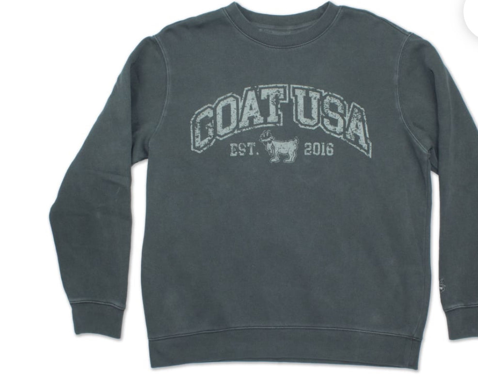 Goat USA SweatShirt Linden CrewNeck Adult